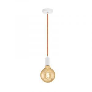 Vit vintage fönsterlampa metall, Christel