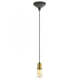 Guld vintage fönsterlampa metall, Christel
