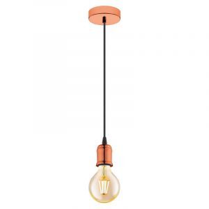 Koppar vintage fönsterlampa metall, Christel