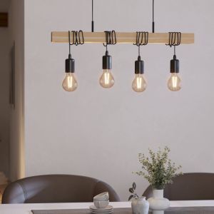 Trä fönsterlampa brun, Anton