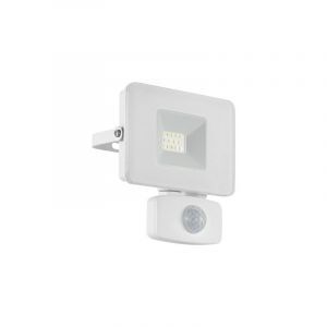 Vit utomhus vägglampa med rörelsesensor aluminium, Joey, IP44