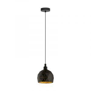 Svart modern fönsterlampa stål, Silva