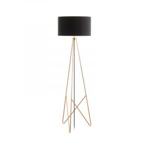 Koppar design golvlampa metall, Viola, med brytare
