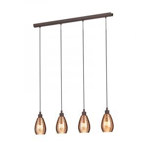Brun design fönsterlampa glas, Kik