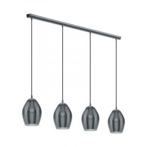 Grå design fönsterlampa glas, Nikky