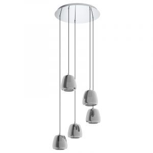 Krom modern fönsterlampa glas, Gauke