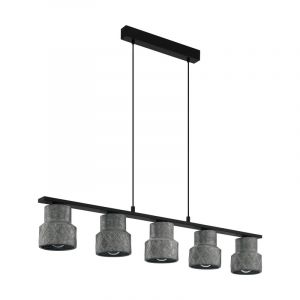Zink retro fönsterlampa stål, Katrien