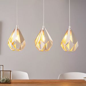 Vit design fönsterlampa metall, Acri