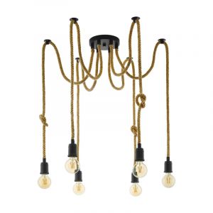 Svart industri fönsterlampa stål, Simeon