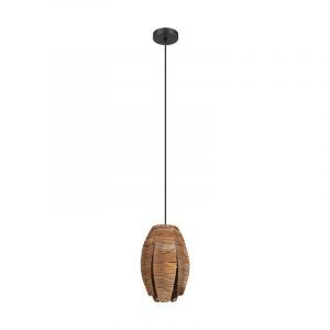 Trä fönsterlampa brun, Joyca