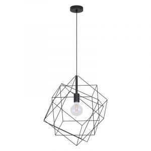 Svart industri fönsterlampa stål, Aemilius