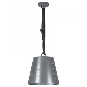 Grå industri fönsterlampa stål, Maichel