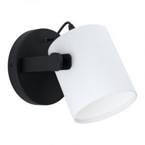 Trä vägglampa svart, Kaspar