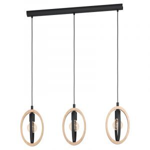 Rustik fönsterlampa trä, Angeline