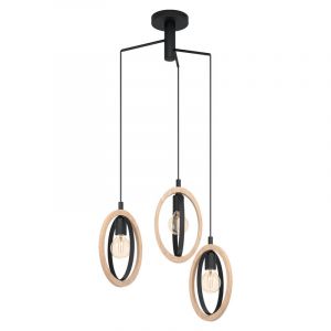 Rustik fönsterlampa trä, Angeline