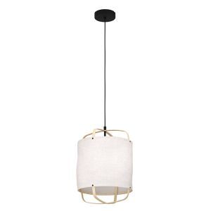 Vit retro fönsterlampa tyg, Rocco