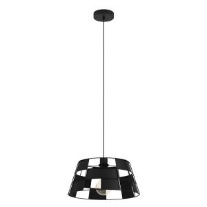 Svart fönsterlampa aluminium, Nelly