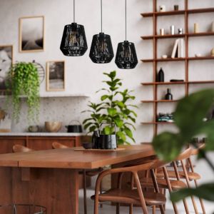 Papper fönsterlampa svart, Caine