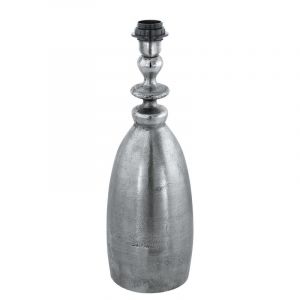 Nickel retro bordslampa aluminium, Abdel, med brytare