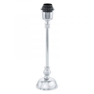 Nickel vintage bordslampa aluminium, Mason, med brytare