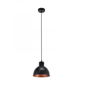Svart industri fönsterlampa metall, Liana