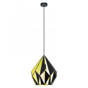 Svart retro fönsterlampa metall, Acri