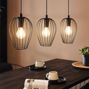 Svart industri fönsterlampa metall, Kitana
