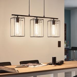 Svart industri fönsterlampa glas, Aprica