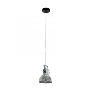 Grå industri fönsterlampa stål, Angelina