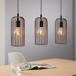 Svart industri fönsterlampa stål, Silje