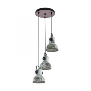 Trä fönsterlampa brun, Angelina