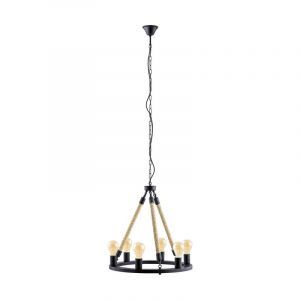 Svart retro fönsterlampa metall, Admir