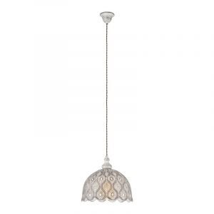 Vit orientalisk fönsterlampa stål, Abdelrahman