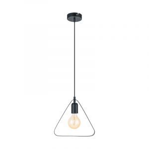 Svart fönsterlampa metall, Aida