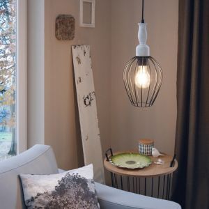 Svart retro fönsterlampa metall, Aileen
