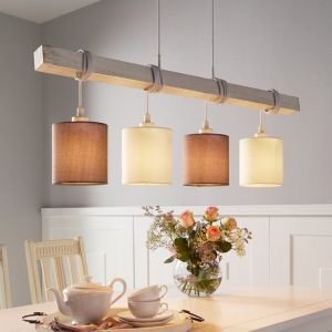 Trä fönsterlampa vit, Anton