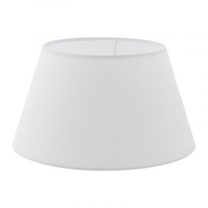 Lantlig lampskärm Noah Textile White