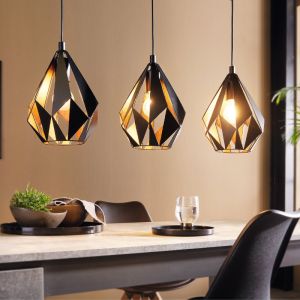 Svart modern fönsterlampa metall, Acri