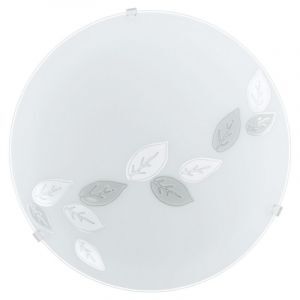 Vit plafond glas, Bada