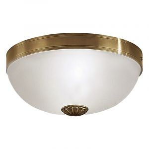 Brons klassisk plafond glas, Esca