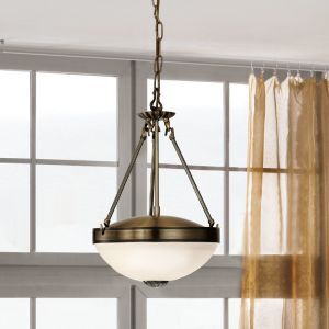 Brons klassisk fönsterlampa metall, Reza