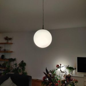 Nickel modern fönsterlampa glas, Dave