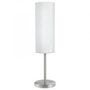 Nickel bordslampa glas, Ciuda, med brytare