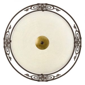 Brun klassisk plafond glas, Denia
