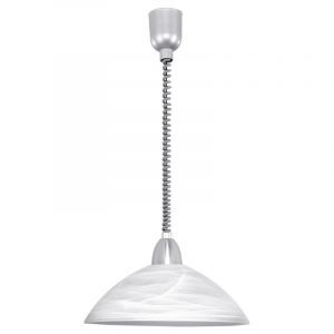 Vit klassisk fönsterlampa glas, Brandon