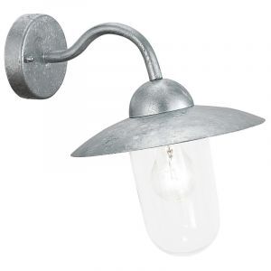 Silver rustik utelampa glas, Dalisha, IP44