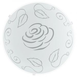 Vit plafond glas, Bada