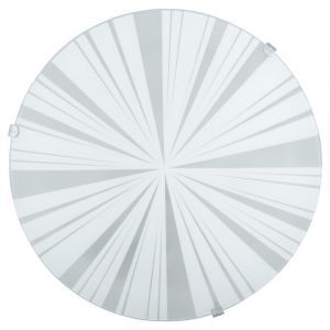 Vit plafond glas, Bada