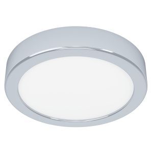 Krom taklampa badrum plast, Geraldo, 11W, 3000K LED, IP44