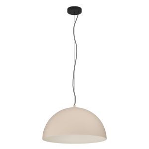 Beige kupollampa stål, Geneva